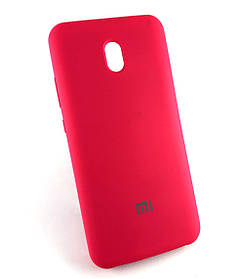 Чохол для Xiaomi Redmi 8A накладка на бампер протиударний Silicone Cover рожевий