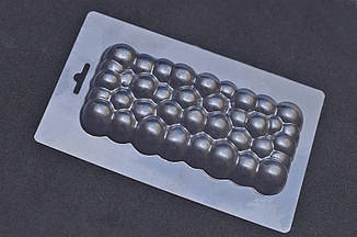 Форма пластикова Шоколад — "Пульзирі" E1-045 (Розмір форми 110*180 мм)