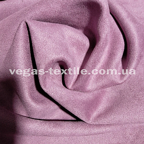 Тканина Замша штучна щільна стрейч Пудра