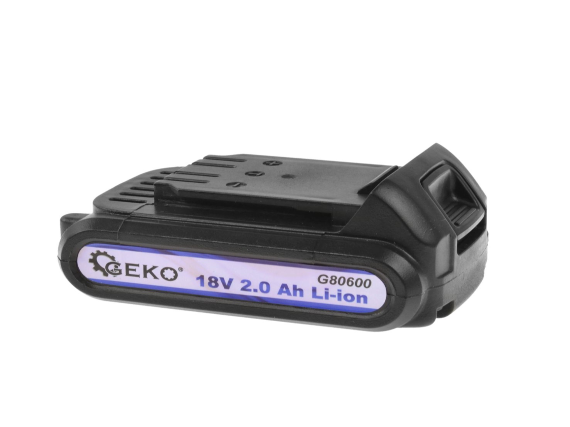 Акумулятор літій-іонний 18, 2.0 Ач GEKO G80600, фото 1