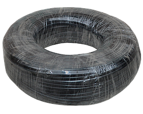 Телефонний кабель 4-жильний бухта 100 метрів чорний