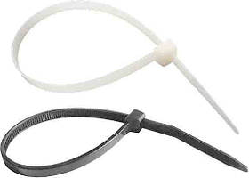 Кабельна стяжка (хомут) Nylon 2,5*150mm біл. 100 шт./пач висока якість