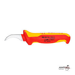 Нож для удаления оболочки кабеля с секторными жилами - Knipex 98 53 13