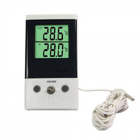 Термометр із внутрішнім і зовнішнім датчиками DT-1