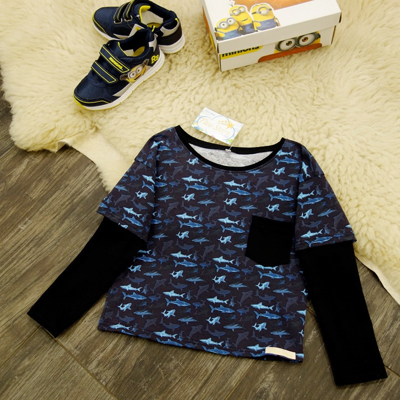 Реглан для хлопчика акули Five Stars KX0285-116p