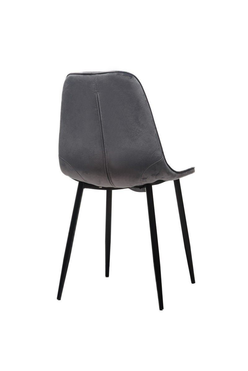 Обеденный стул M-01-3, серый вельвет - фото 3 - id-p34887448