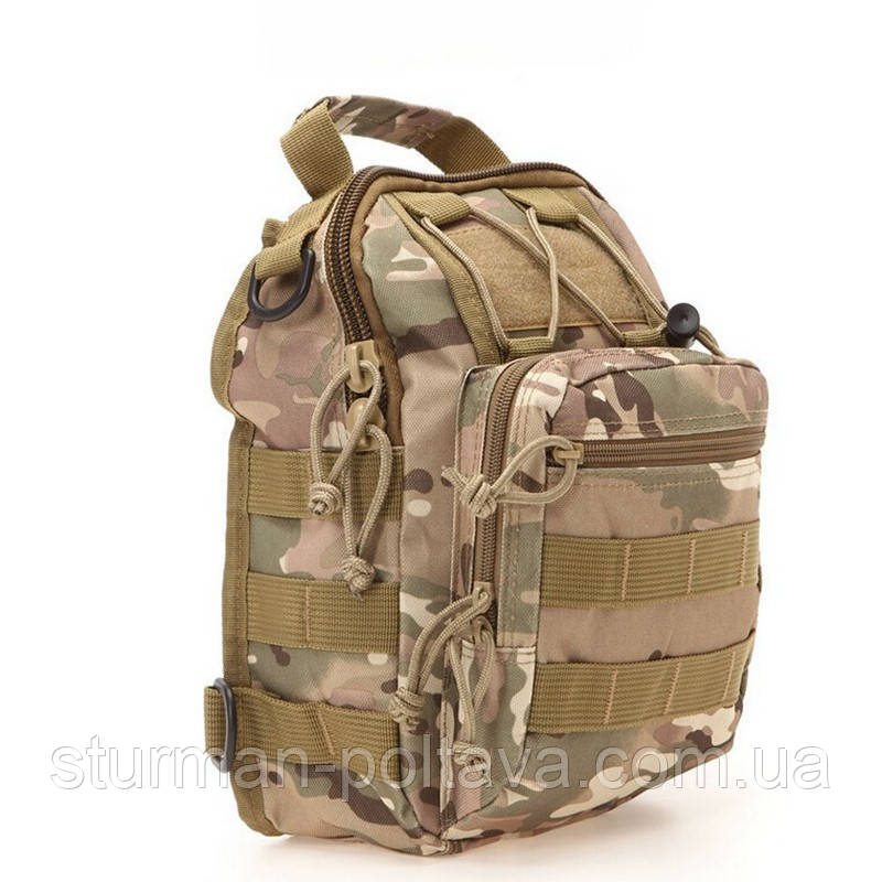 Сумка тактична Molle через плече мультикам