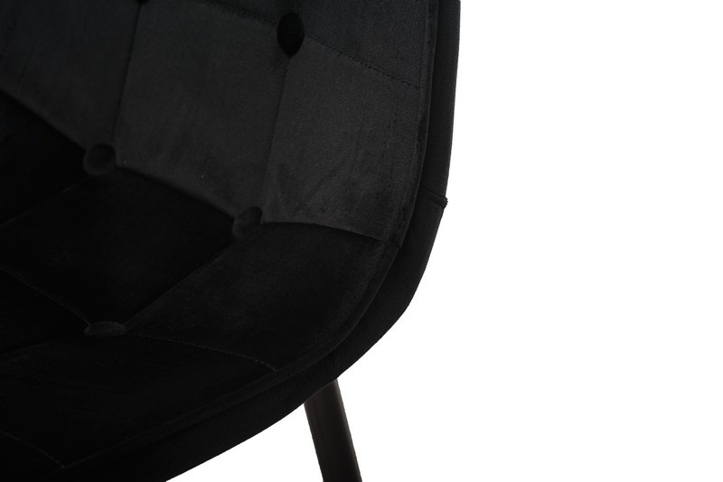 Кухонный стул M-01-3, черный велюр - фото 8 - id-p34885253