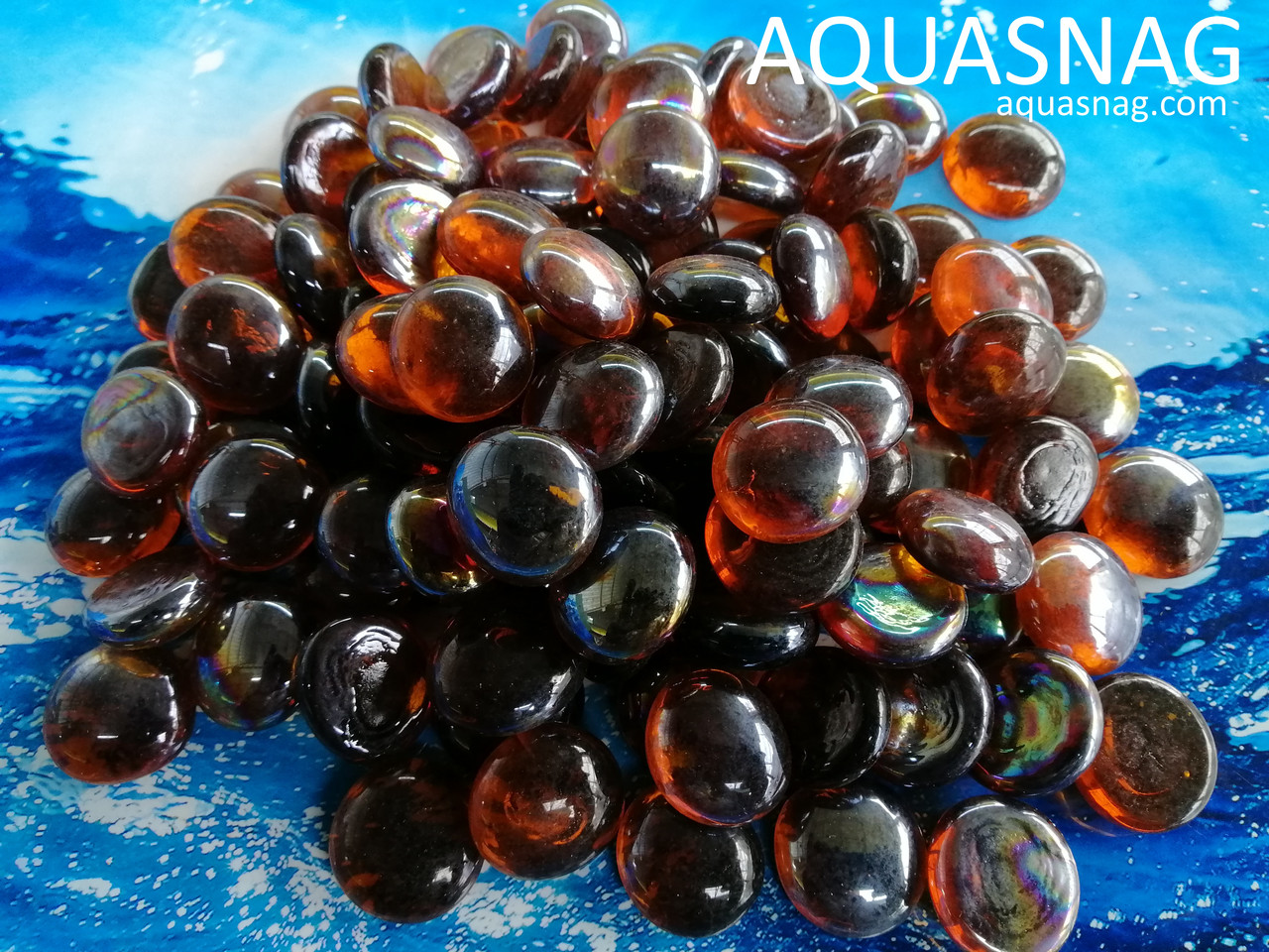 Стеклянные камушки марблс, темно коричневые, 1кг: продажа, цена в ...