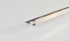 Зовнішній куточок для плитки Pawotex 6 мм 2.5 м нержавіюча сталь ST6