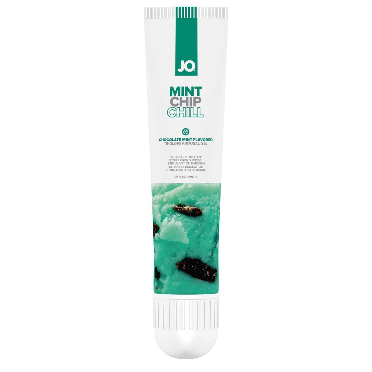 Збудливий гель для клітора з ароматом м'яти морозива з шоколадом Stimulant - Mint Chip Chill System JO