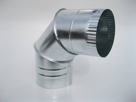 Колено 90° вентиляционное (оцинкованное): продажа, цена в Черновцах ...