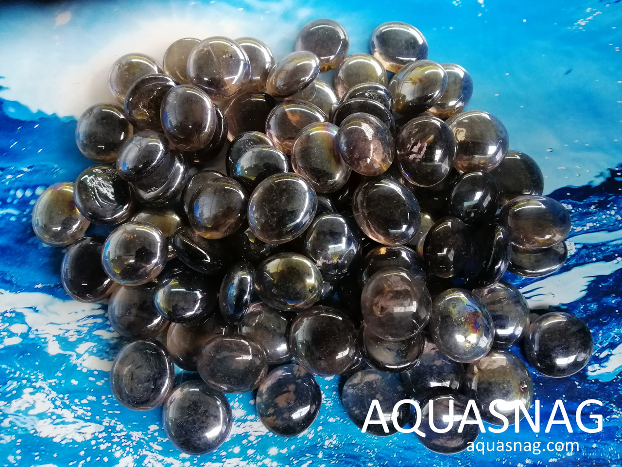 Стеклянные камушки марблс, пепельные, 1кг (ID#1112177678), цена: 350 ...