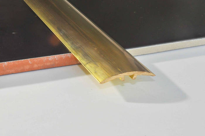 Латунный порожек для пола скрытое крепление Pawotex 30 мм 1.8 м MOW28 ...