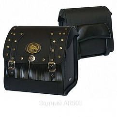 Кофр (багажник) ARMODE заокруглений для Мотоцикла в комплекті зі спинкою