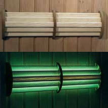 Світильник LED 54 світлодіодний кольоровий з пультом ДК для лазні та сауни