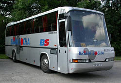 Neoplan 316 лобове скло з двох частин ділення горизонтально