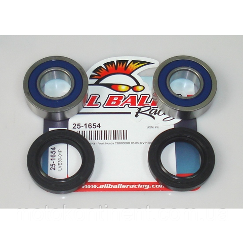 ALL BALLS 25-1654 підшипники переднього колеса 22x47x14 HONDA CBR600RR/Honda VTR1000/Honda RVT1000R