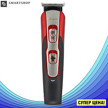 Бездротова машинка для стрижки GEMEI GM-592 10 в 1, Тример для носа і вух, бороди, фото 5