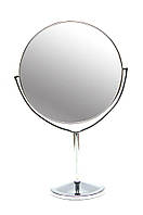 Зеркальце круглое настольное металл (d-17,5 см)(27х17,5х10 см)