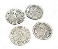 Монета коллекционная "Ганеша и Лакшми" (Индия)(3,2 см)