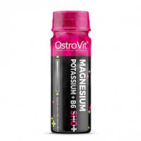Витамины и минералы OstroVit Magnesium-Potassium + B6 Shot, 80 мл Виноград-лимон-лайм