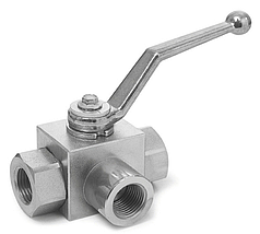 Кран кульовий 3-х ходовий GE3L G1 DN25 (Італія)