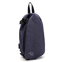 Модный небольшой однолямочный рюкзак-мешок Arctic Hunter XB00045, 6л. Синий (1911194206)