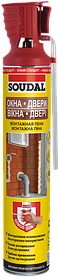 Піна монтажна SOUDAL з аплікатором GENIUS GUN