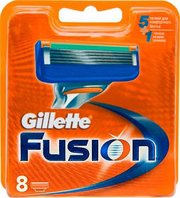 Змінні касети для гоління Gillette Fusion 8 шт.