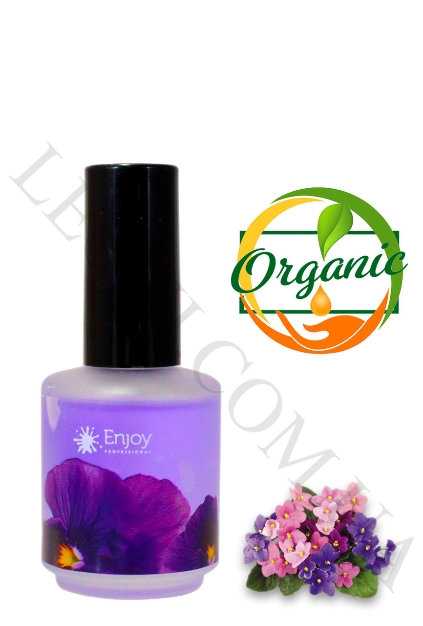 Олія для кутикули Enjoy з ароматом квітів "Purple Cuticle oil" 15 мл.