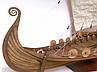 Драккар вікінгів модель дерев'яна | Комплект для збірки моделі 1:25 | Pavel Nikitin™, фото 3