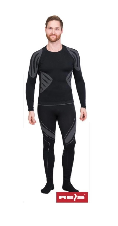 Чоловіча термобілизна REIS US-WARM унісекс (Польща), Чорний, фото 1