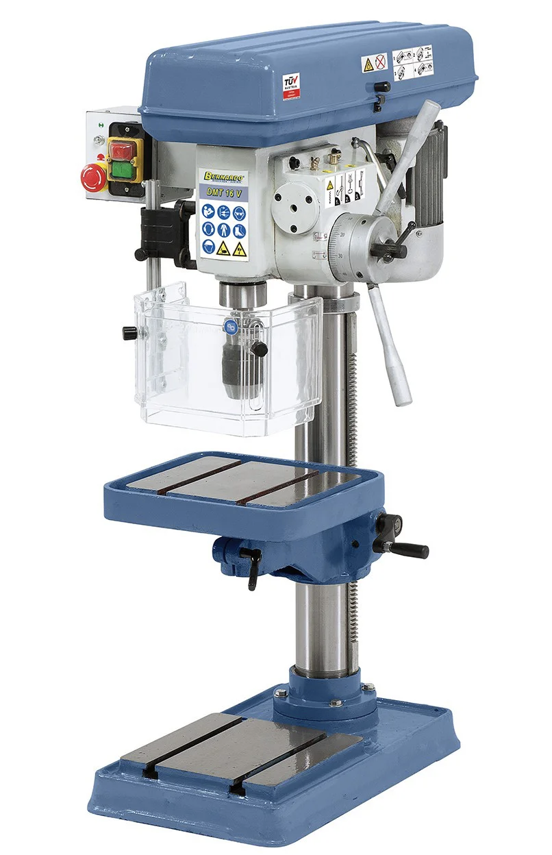 DMT 16 V ПРОМЫШЛЕННЫЙ СВЕРЛИЛЬНЫЙ СТАНОК ПО МЕТАЛЛУ с автоподачей шпинделя (1,1 кВт) Bernardo, фото 1