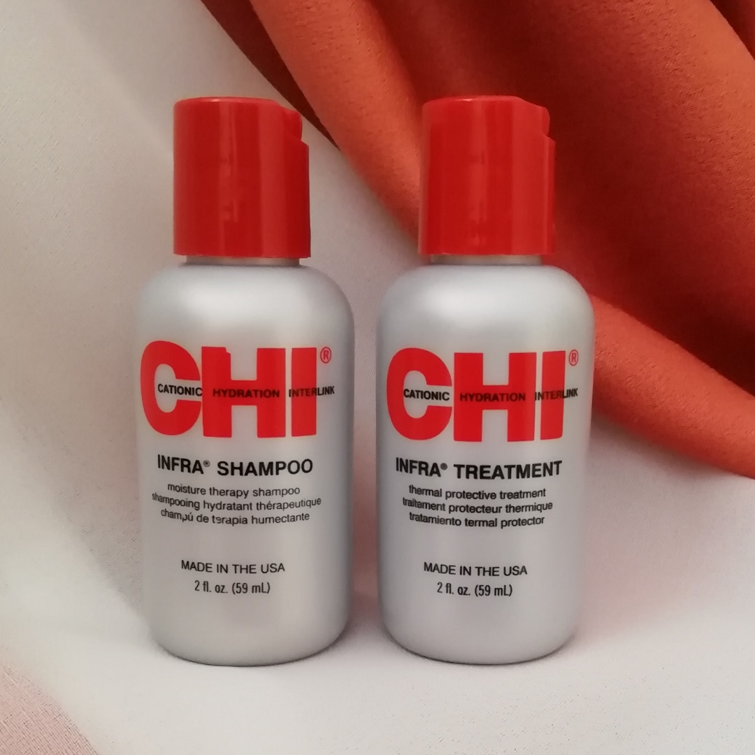 CHI Infra Набір (Shampoo 59 мл+Treatment 59 мл), фото 1