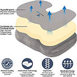 Подушка для сидіння з ортопедичної піни Vaunn® Medical, фото 3