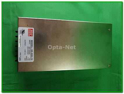 Блок живлення 600 Вт для світлодіодним панелі, світлодіодної стрічки блок живлення Mean Weell SE-600-1212