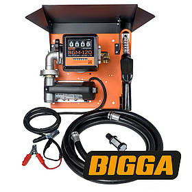 Bigga Gamma DC/AC-65 - Мобільна заправна станція для диз.палива з витратоміром, 12/24/220 В, 45/65 л/хв