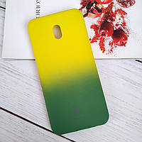 Чехол для Xiaomi Redmi 8A Baseus Хамелеон градиент Зелено-желтый