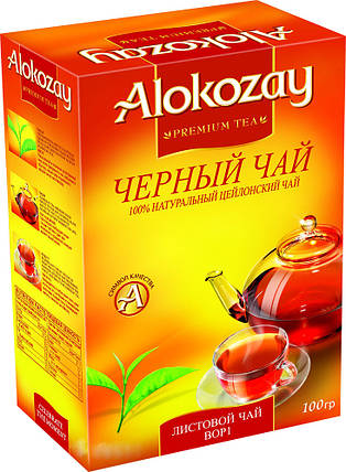 Чай Alokozay/Алокозай великолистовий BOP1, 100 г, фото 2