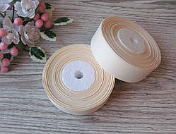 Репс однотонний на метраж. Колір Тілесний. Ширина 2.5 см