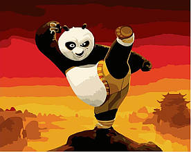 Картина за номерами Кунг-фу Панда