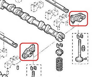 Штовхач клапана (коромисло) на Рено Трафік II 2.5dCi — Motive Components (Великобританія) RA87