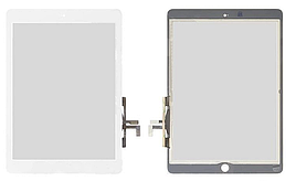 Тачскрин (сенсор) для iPad 9.7 (2017) (A1822/A1823), білий, повний комплект,