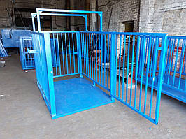 Ваги для тварин 600 кг 1000х1500 мм (свиней, поросят, ВРХ)