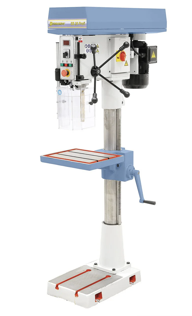 SB 30 Profi ВЕРСТАТ СВЕРДЛИЛЬНИЙ НА КОЛОНІ З ВАРІАТОРОМ з реверсом, 1,2 кВт Bernardo, фото 1