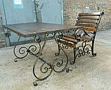 Стіл для дачі Пікнік 1,5 м (тр.15х15), фото 4