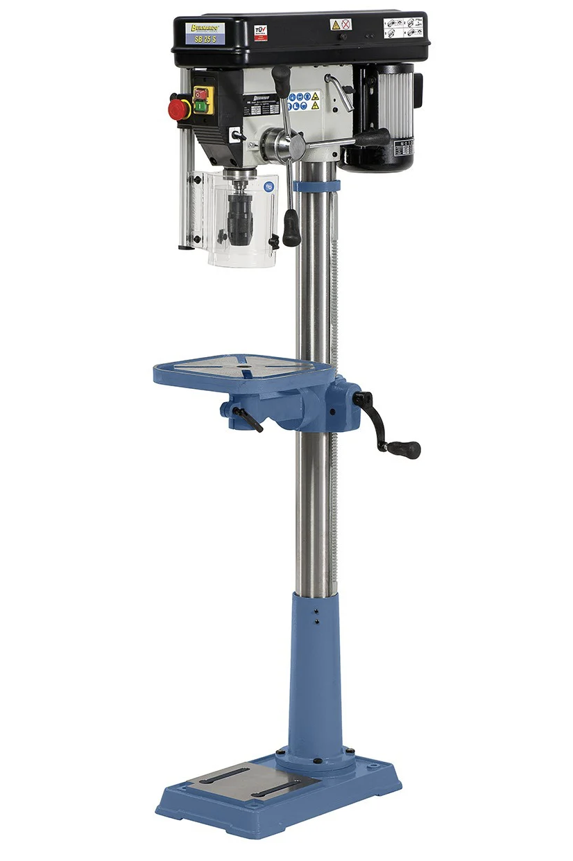 SB 25 S Свердлильний верстат по металу на колоні (1,1 кВт) з реверсом Bernardo, фото 1