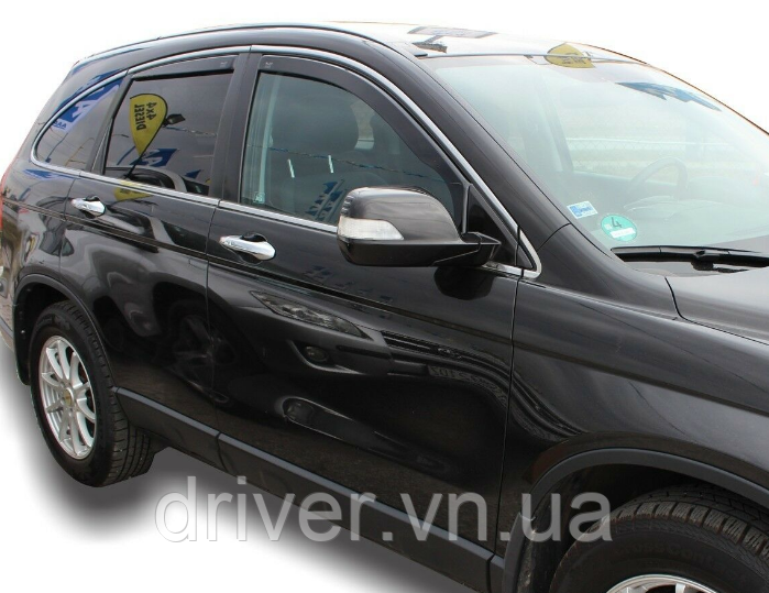 Дефлектори вікон вставні Honda CR-V 2007 - 2012 4D
