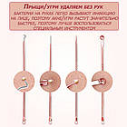 Інструменти для видалення вугрів, прищів Rose Gold 4 шт, фото 3
